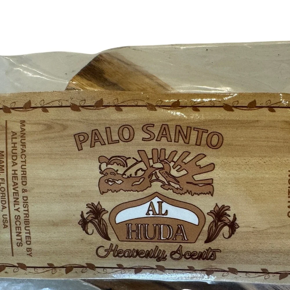 Al Huda Heavenly Scents White Sage Smudge Sticks and Palo Santo Wood Incense Set